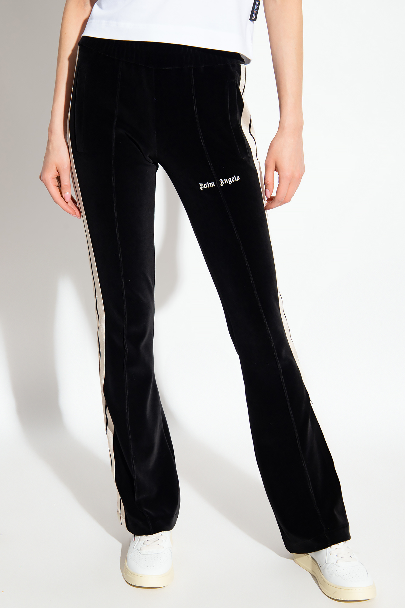 Black Side-stripe sweatpants Palm Angels - Vitkac Germany
