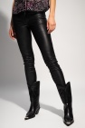 Zadig & Voltaire BLACK Leather trousers