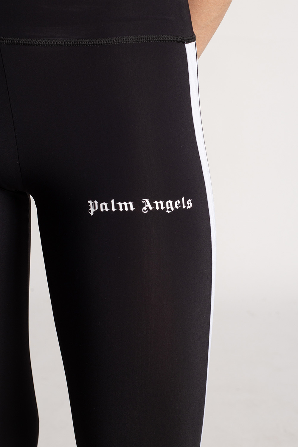 Black Leggings with logo Palm Angels - Vitkac Canada