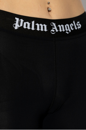 Palm Angels Legginsy z logo