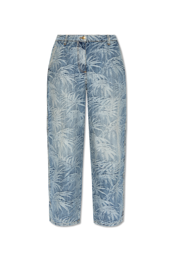 Palm Angels Wide Leg Jeans