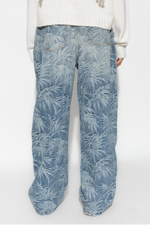 Palm Angels Wide Leg Jeans