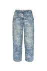 Palm Angels BLUE Wide Leg Jeans