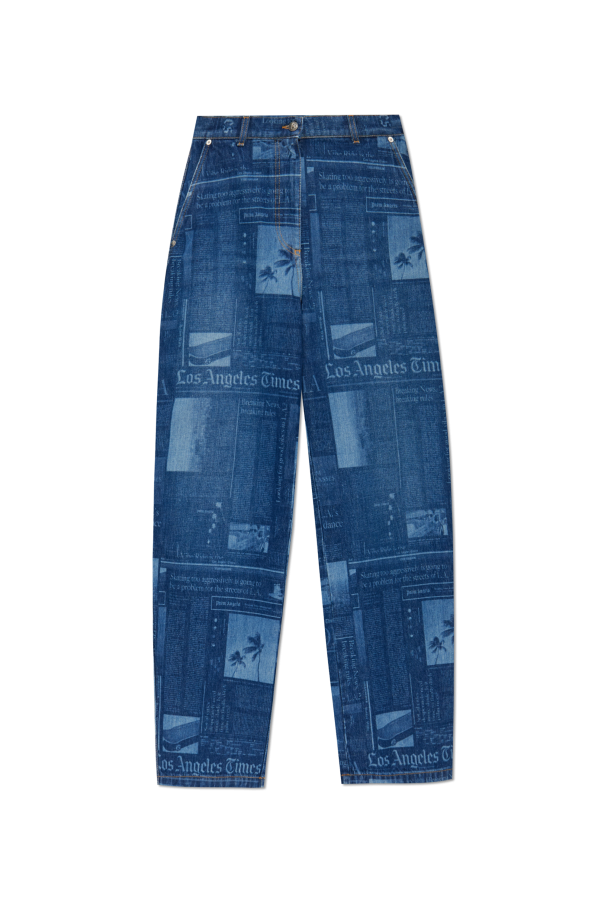 Patterned jeans od Palm Angels