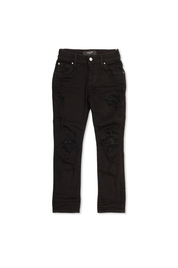 Jeans with 'vintage' effect od Amiri Kids