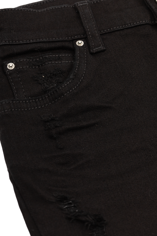 Amiri Kids Jeans com efeito `vintage`