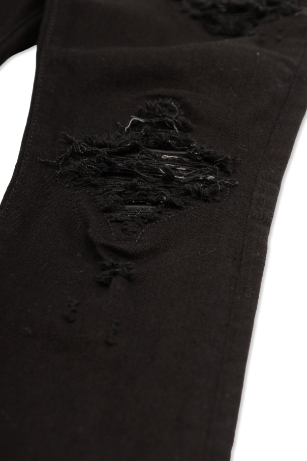 Amiri Kids Jeans com efeito `vintage`