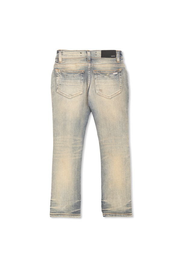 Amiri Kids Jeans com efeito `vintage`