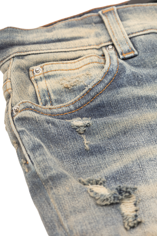 Amiri Kids Jeans com efeito `vintage`