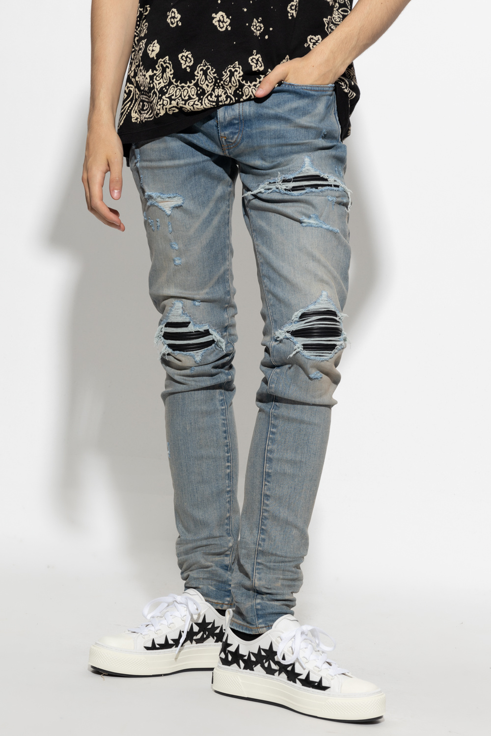 Amiri Jeans with vintage effect