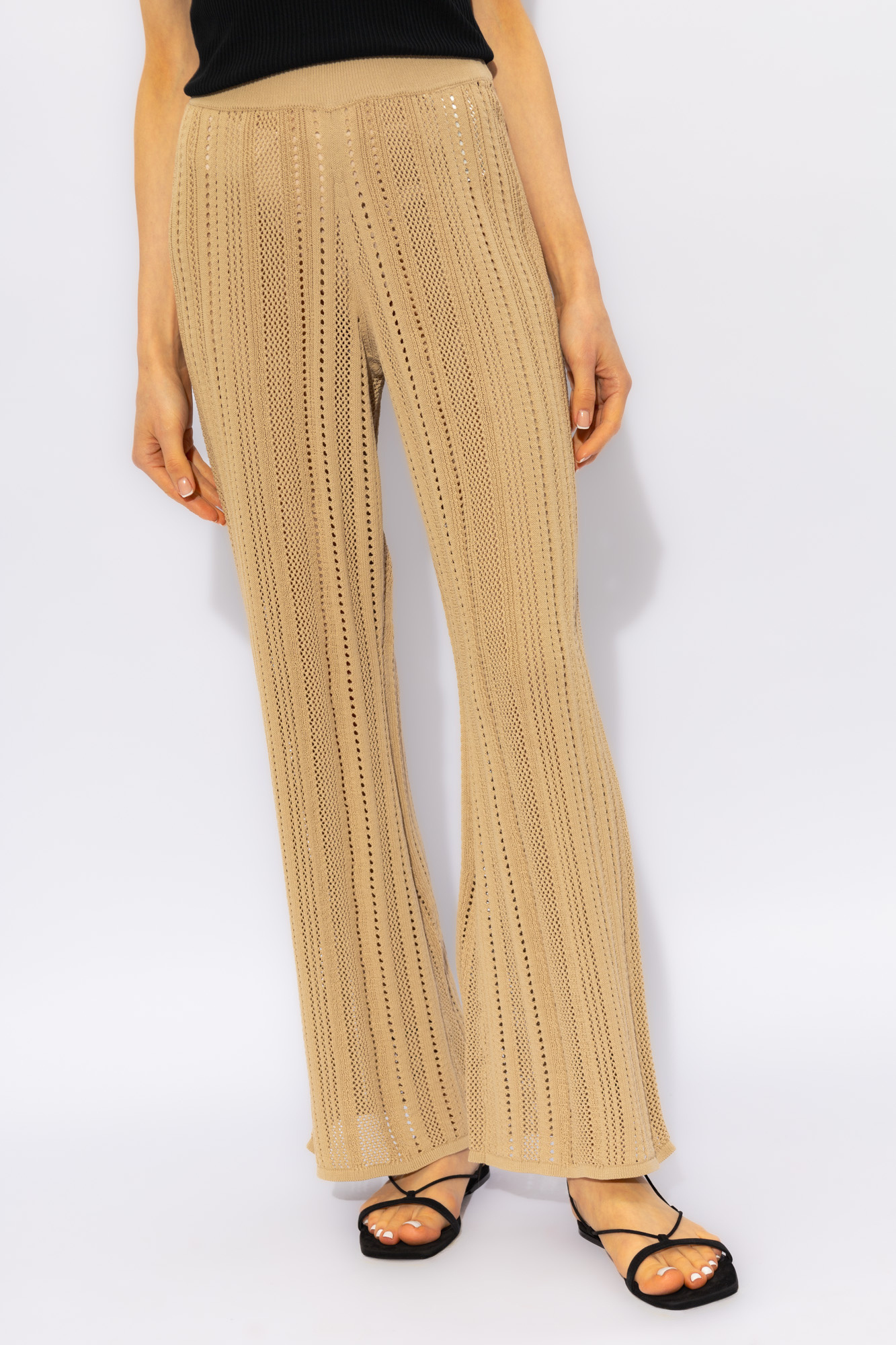 By Malene Birger ‘Kiraz’ openwork sort trousers