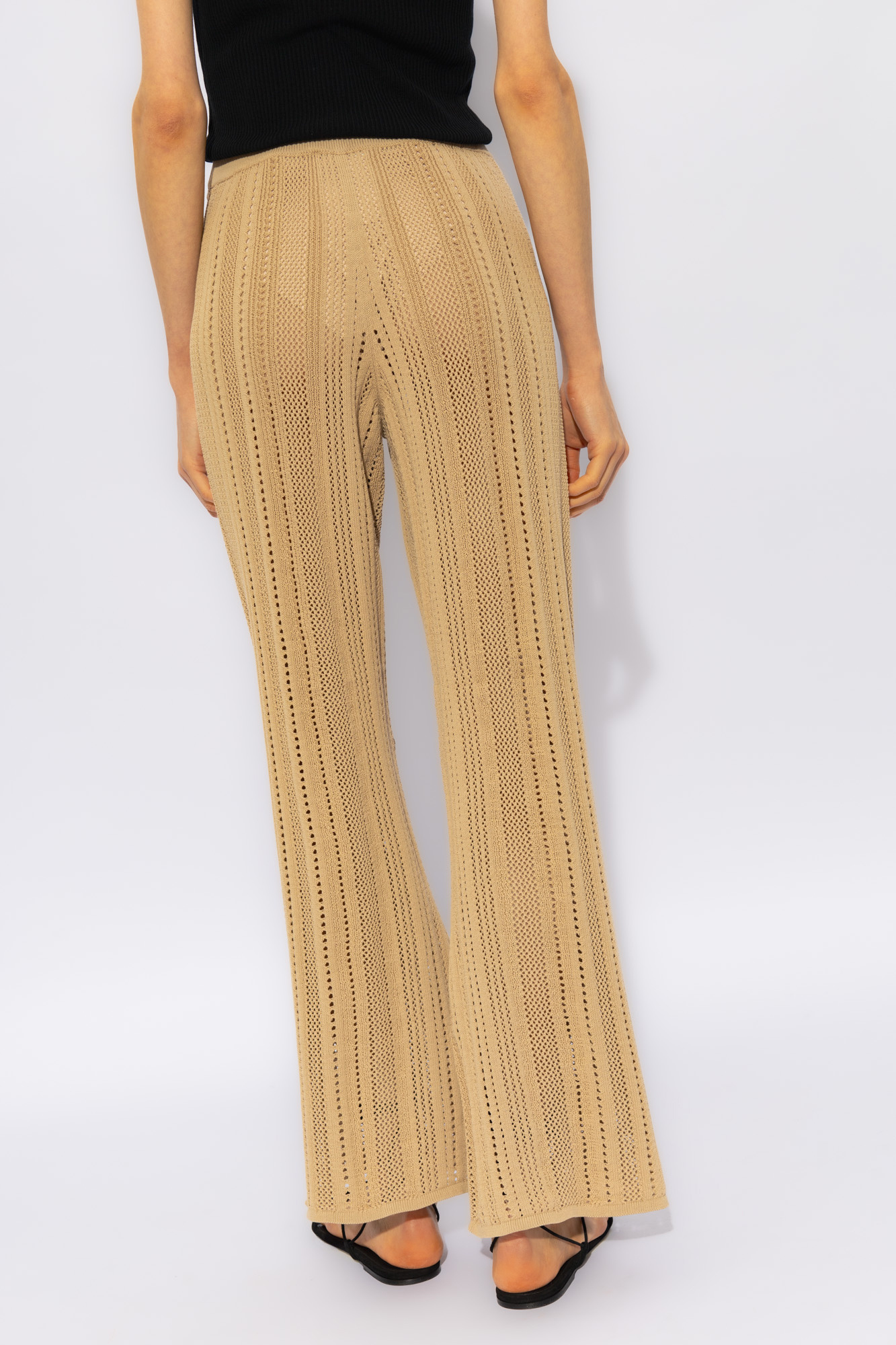 By Malene Birger ‘Kiraz’ openwork sort trousers