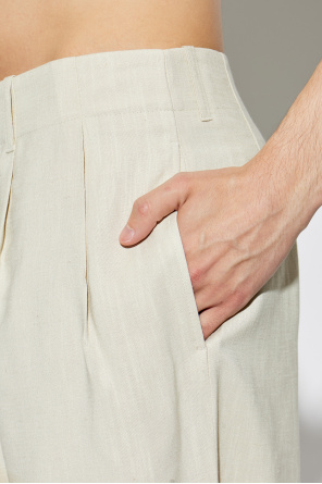 Maison Kitsuné Pantalones con pinzas