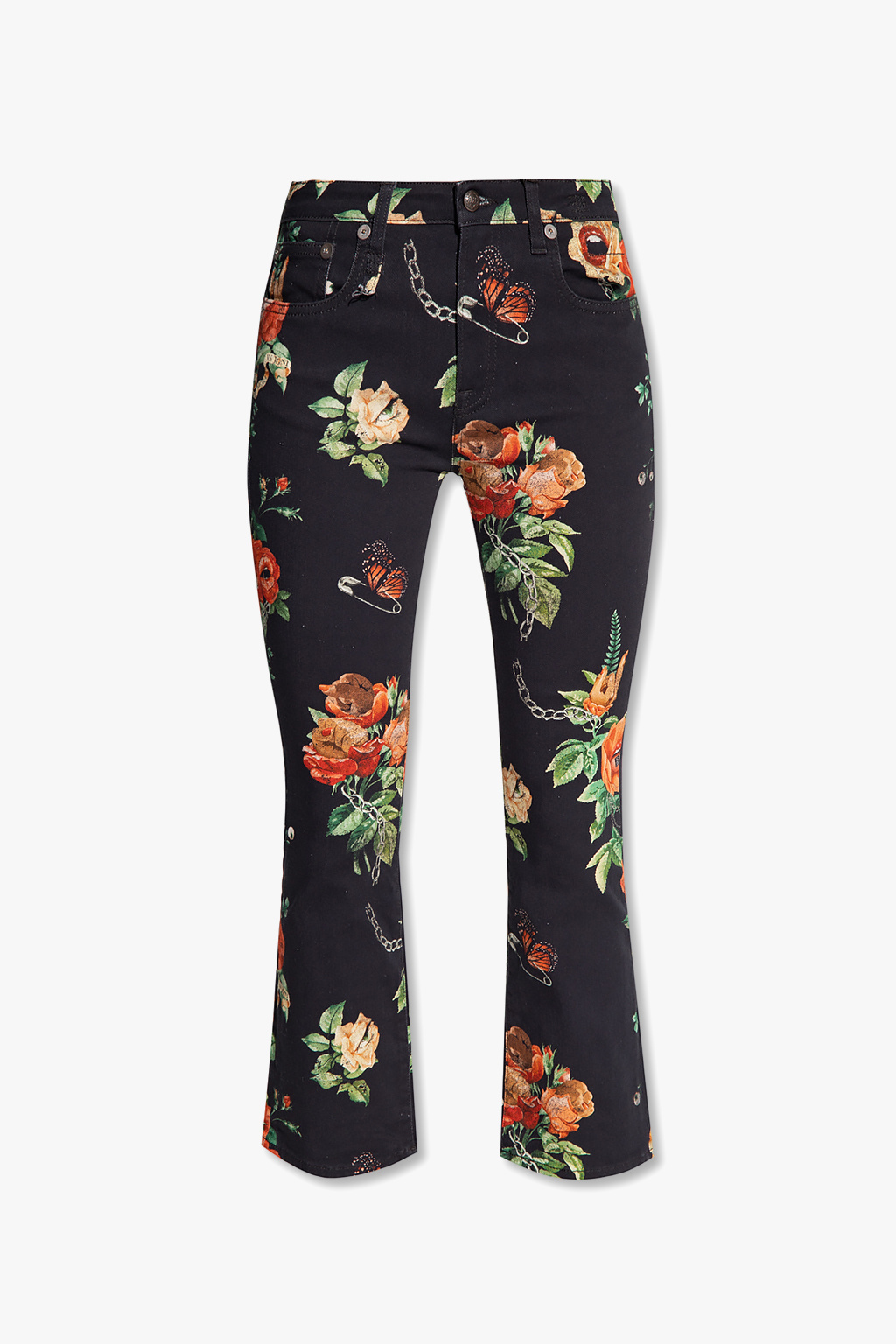 R13 Floral jeans