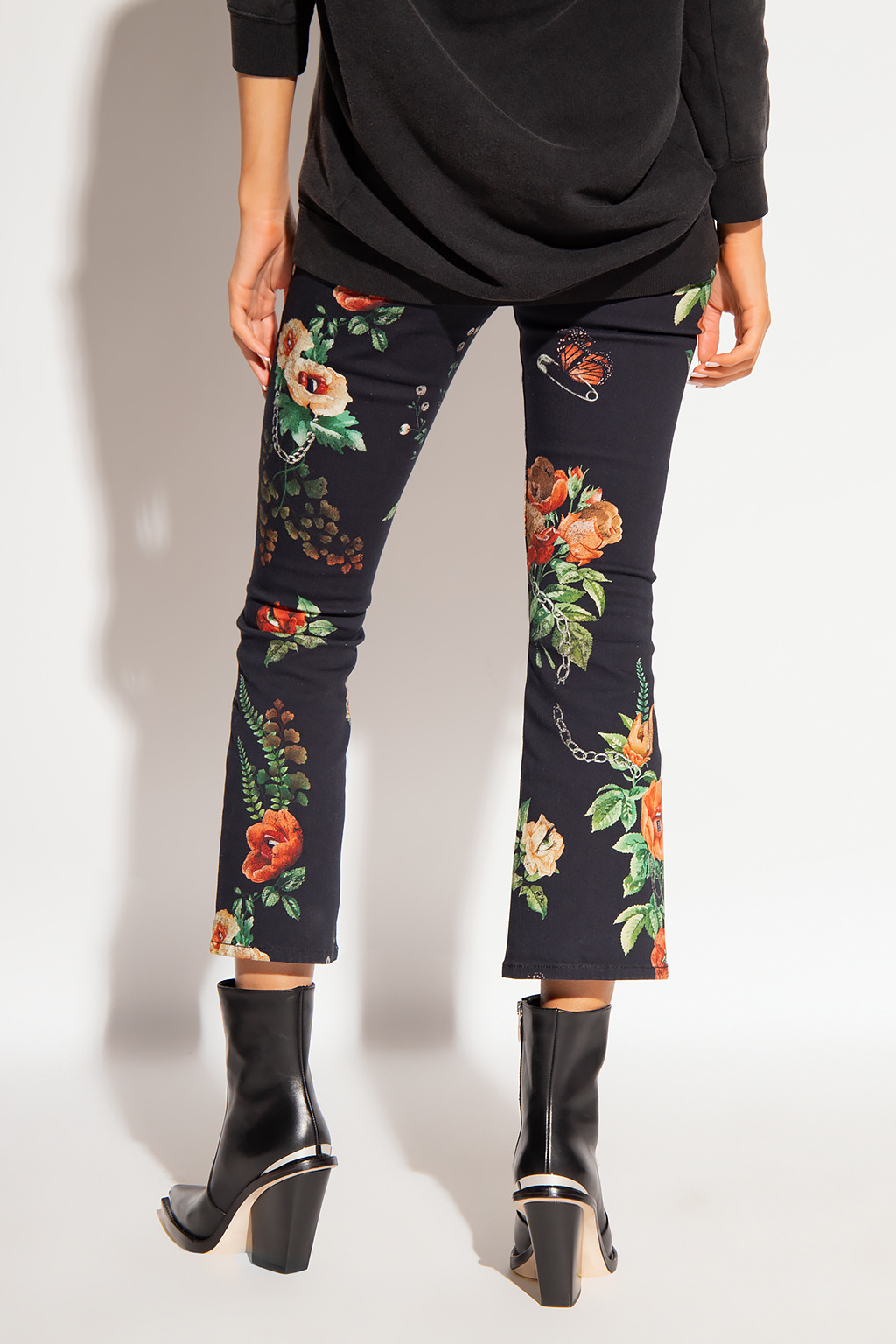 R13 Floral jeans