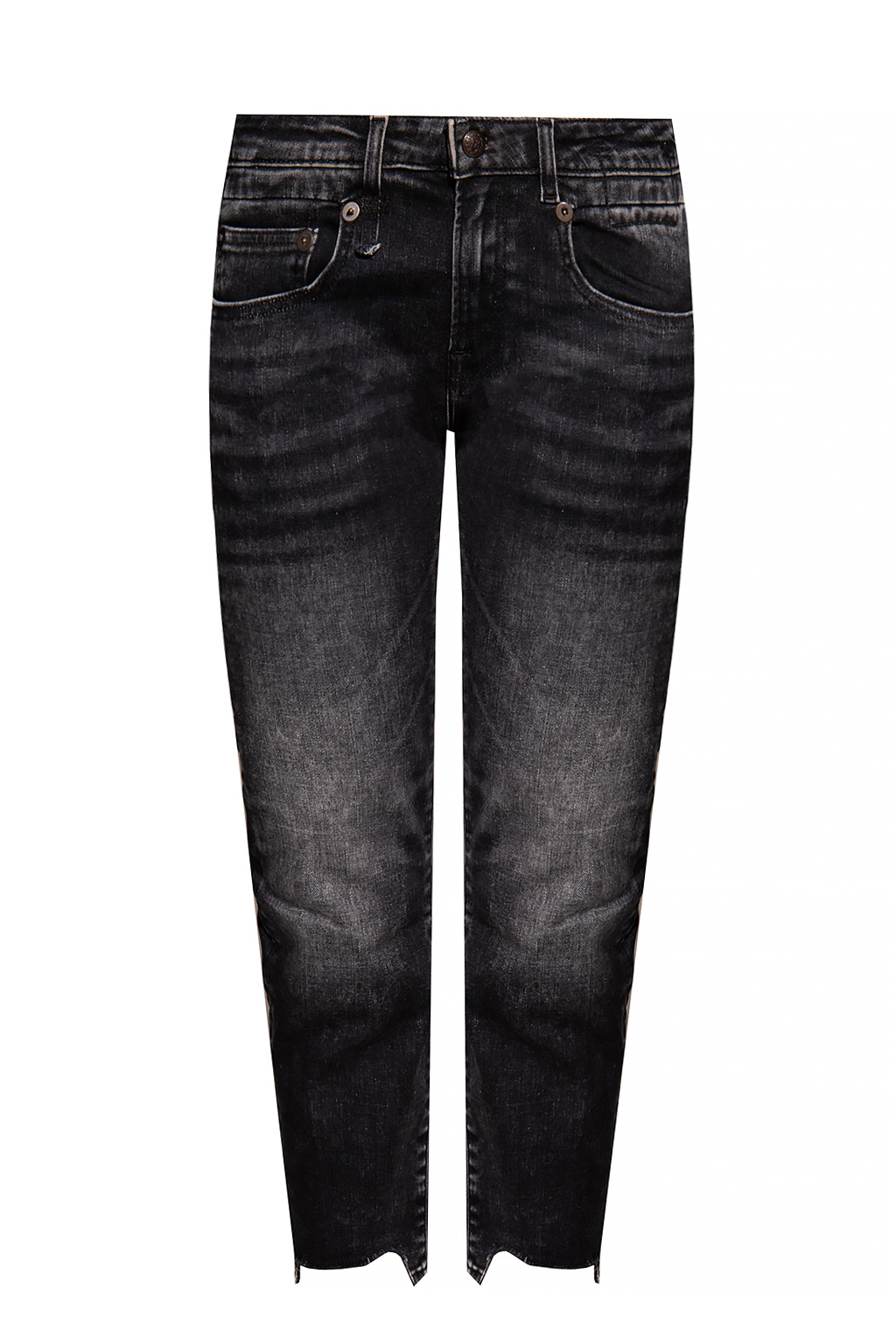 R13 Raw edge jeans