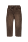 R13 BROWN Jeans with logo