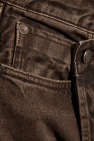 R13 BROWN Jeans with logo