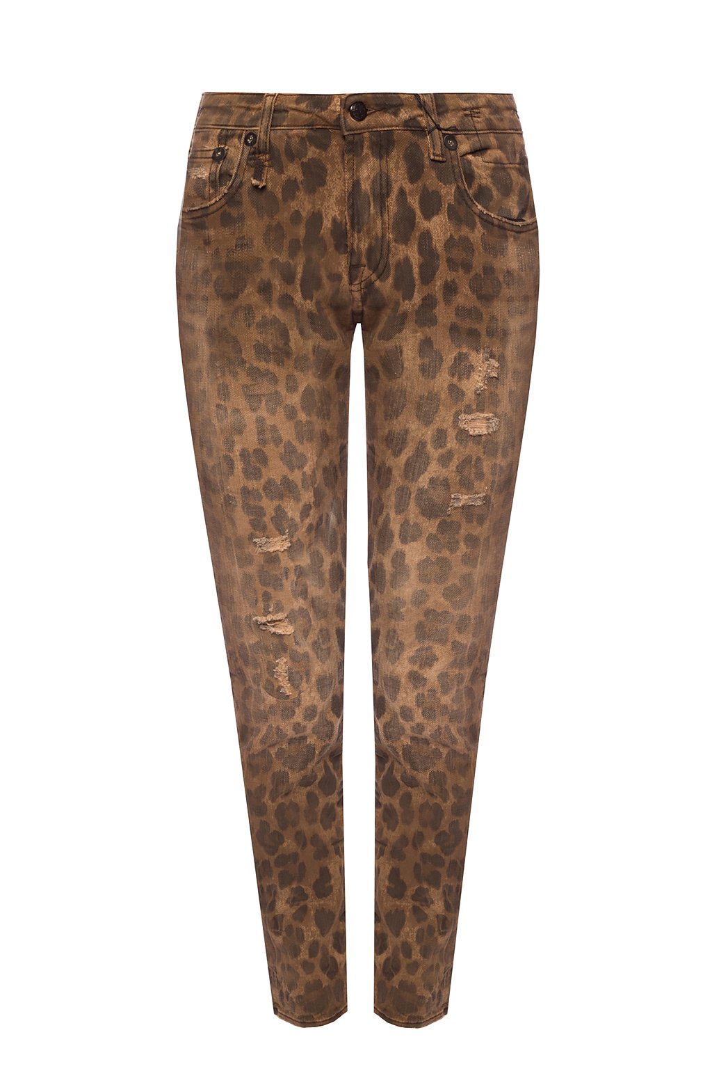 r13 leopard jeans