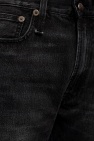 R13 BLACK Jeans with turn-up cuffs