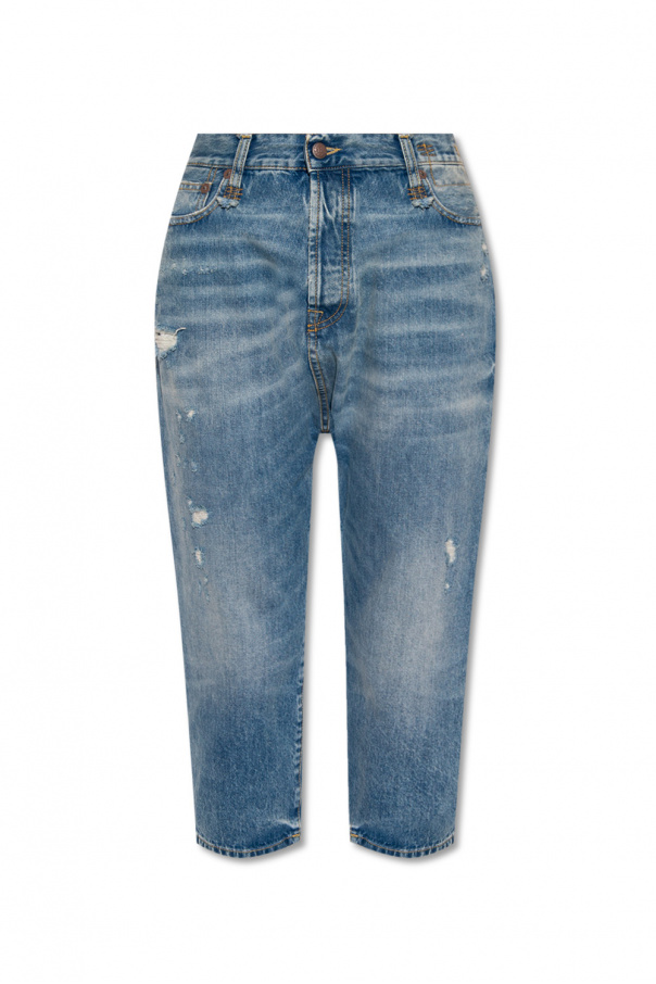 R13 Organic Cotton Slim Fit Mom Jeans