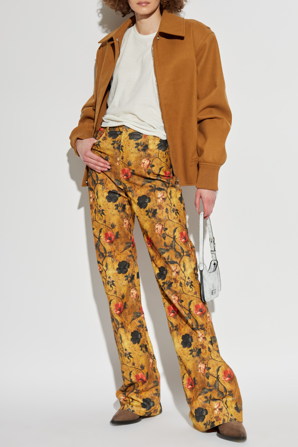 R13 Floral print trousers