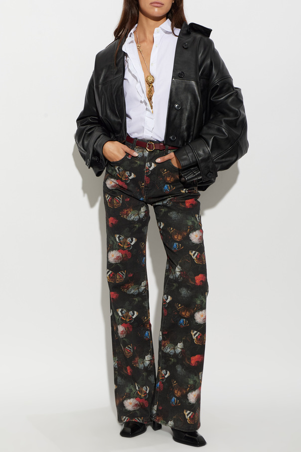 R13 Trousers with print
