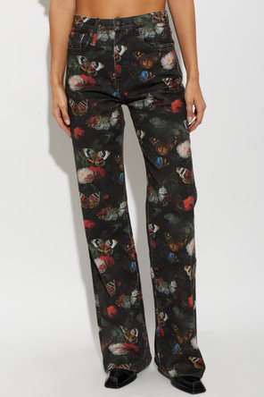 R13 Trousers with print