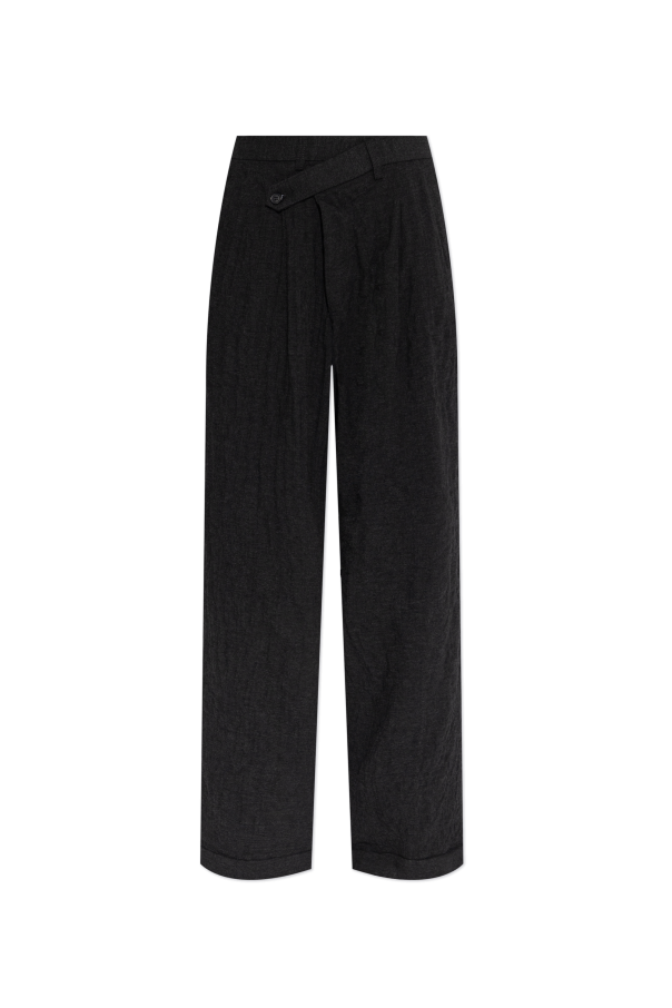Trousers with wool trim od R13