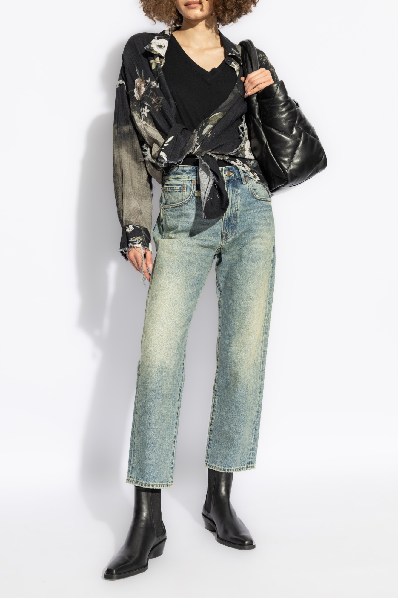 R13 Jeans with a `vintage` effect