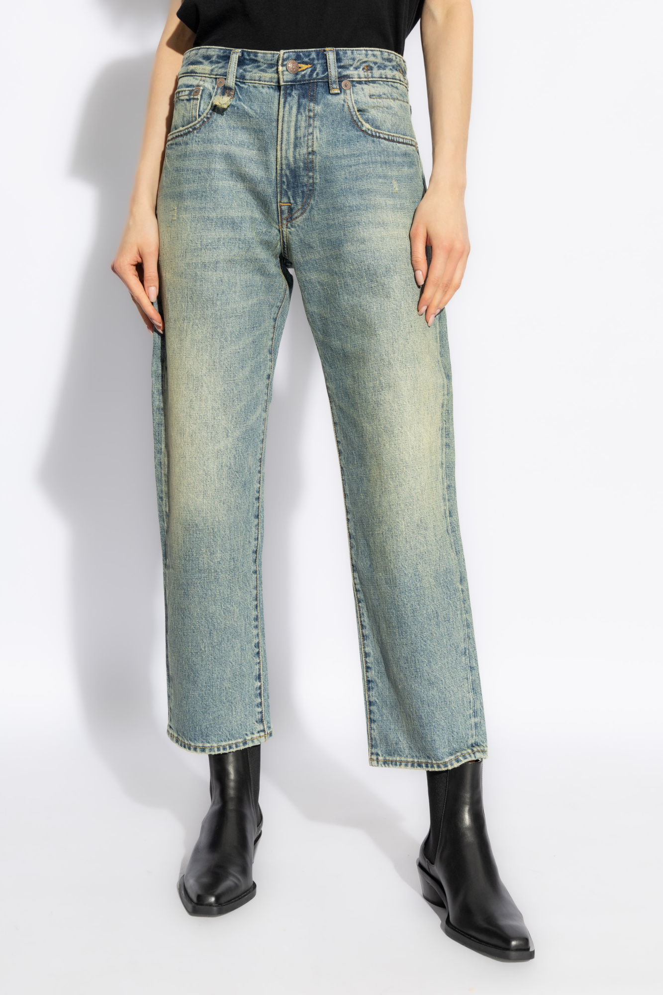 R13 Jeans with a `vintage` effect