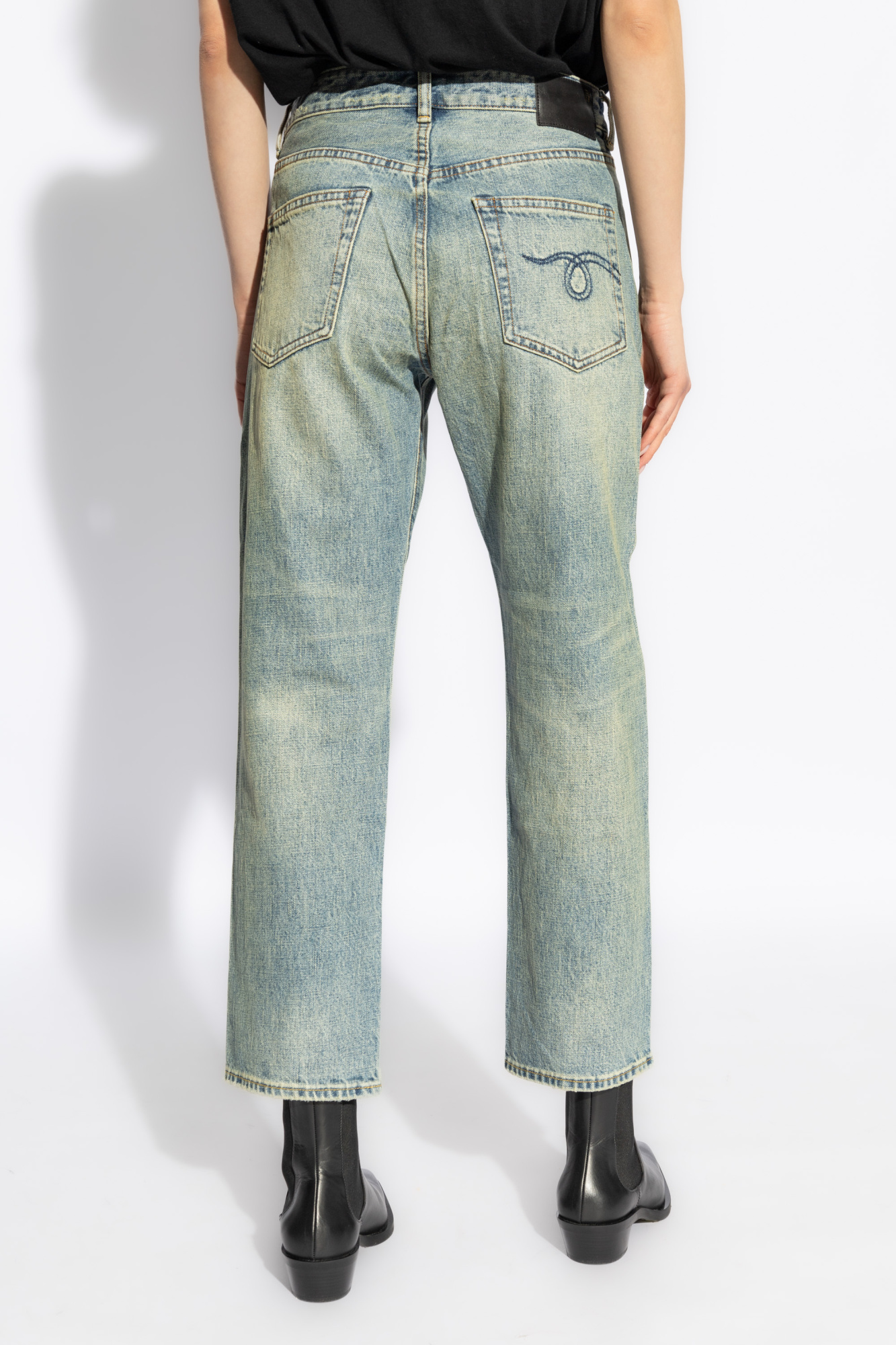 R13 Jeans with a `vintage` effect