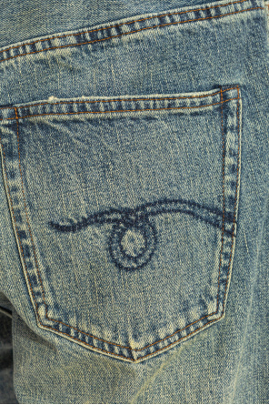 R13 Jeans with a vintage effect