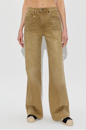 R13 Jeansy z rozszerzanymi nogawkami