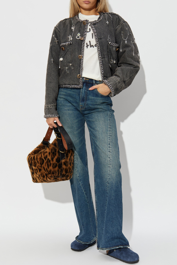 R13 Flared leg jeans