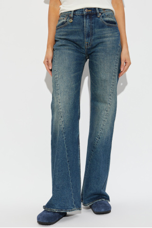 R13 Flared leg jeans