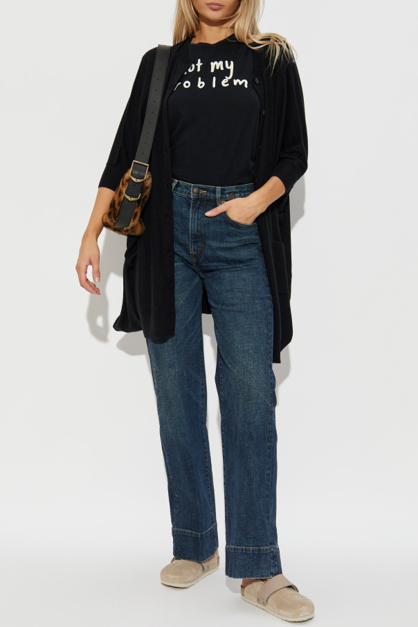 R13 Vaqueros de pierna recta