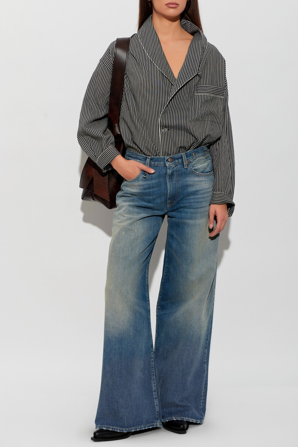 R13 Wide-Leg Jeans