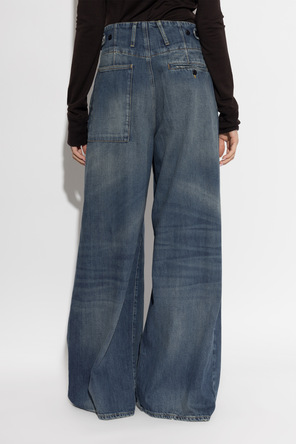 R13 Flared leg jeans