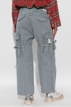 R13 Spodnie typu `cargo`