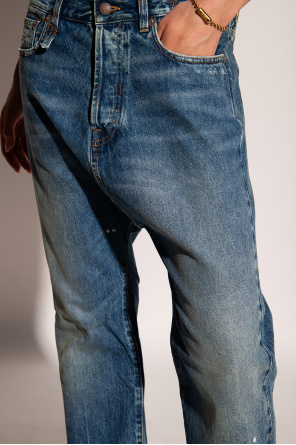 R13 Paint-splattered jeans