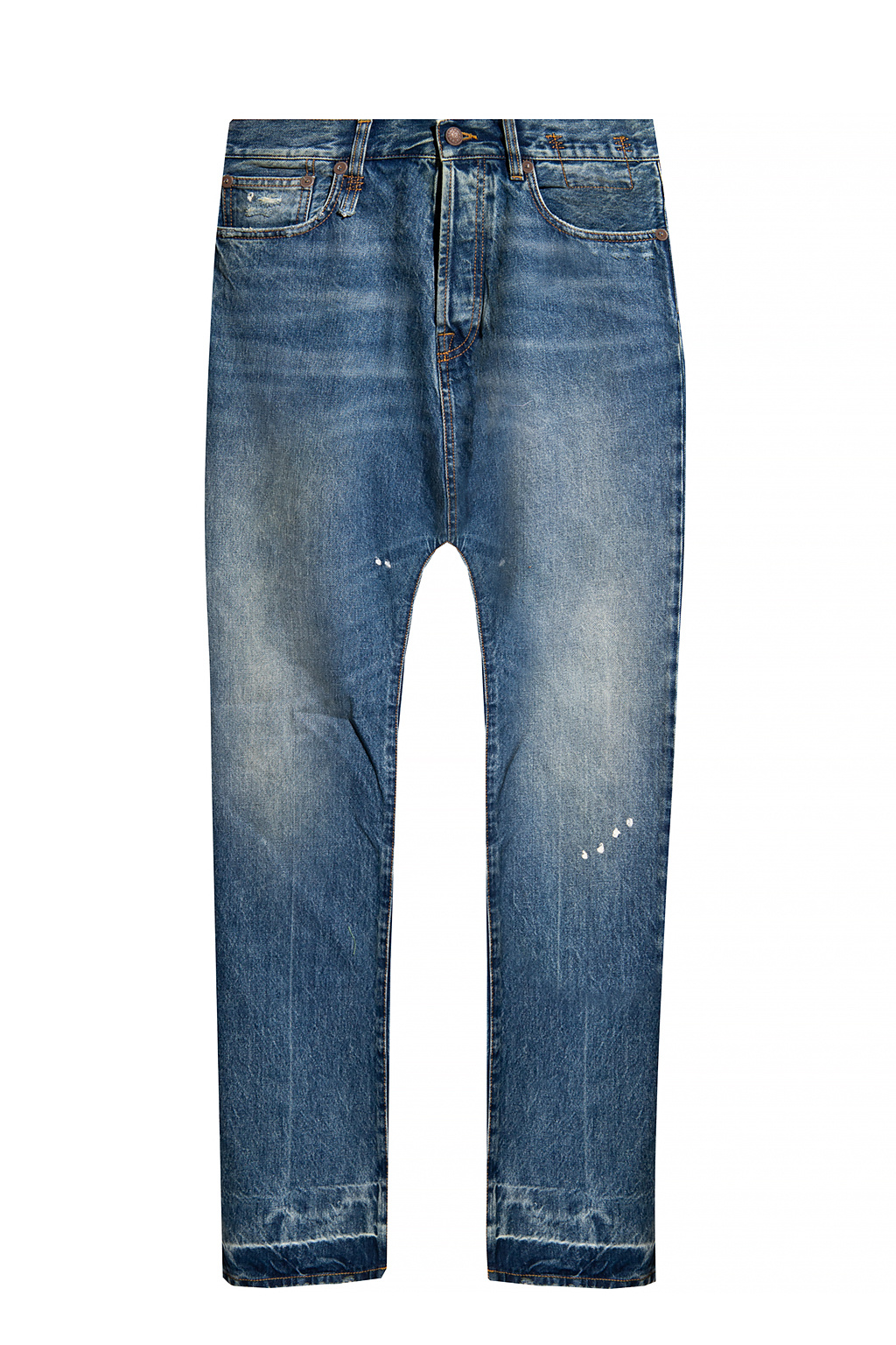 R13 Paint-splattered jeans