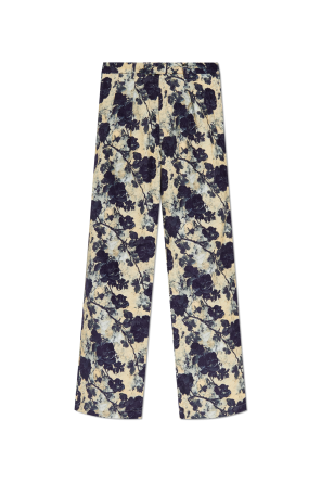 Hose mit Blumenmuster