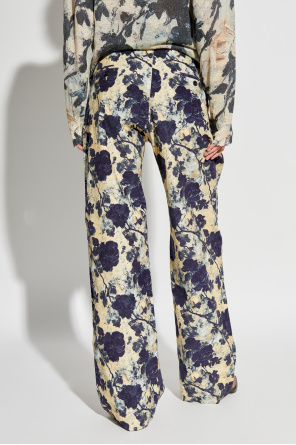 R13 Floral print trousers
