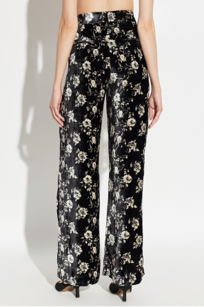 R13 Pantalones con estampado floral