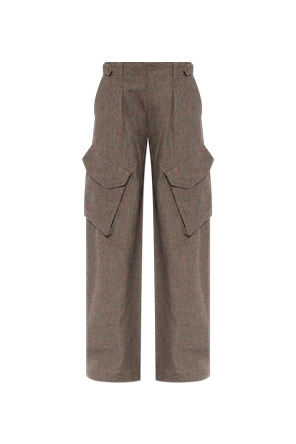Pantalones cargo de lana