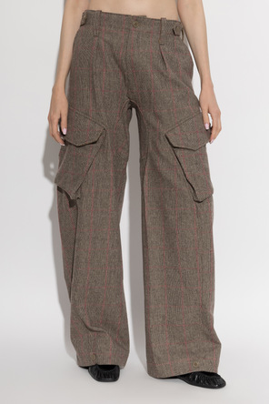 R13 Wool 'cargo' trousers