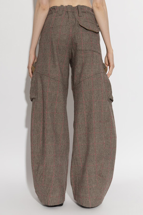 R13 Wool 'cargo' trousers