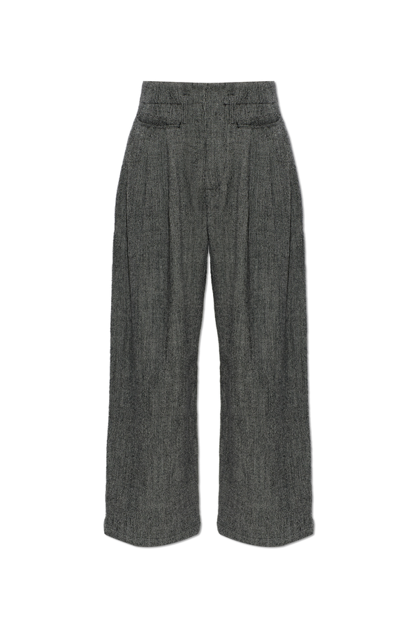 R13 Wide-leg wool trousers