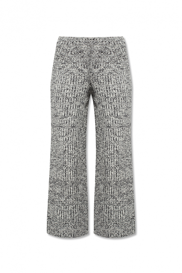 Proenza Schouler Ribbed ruched trousers